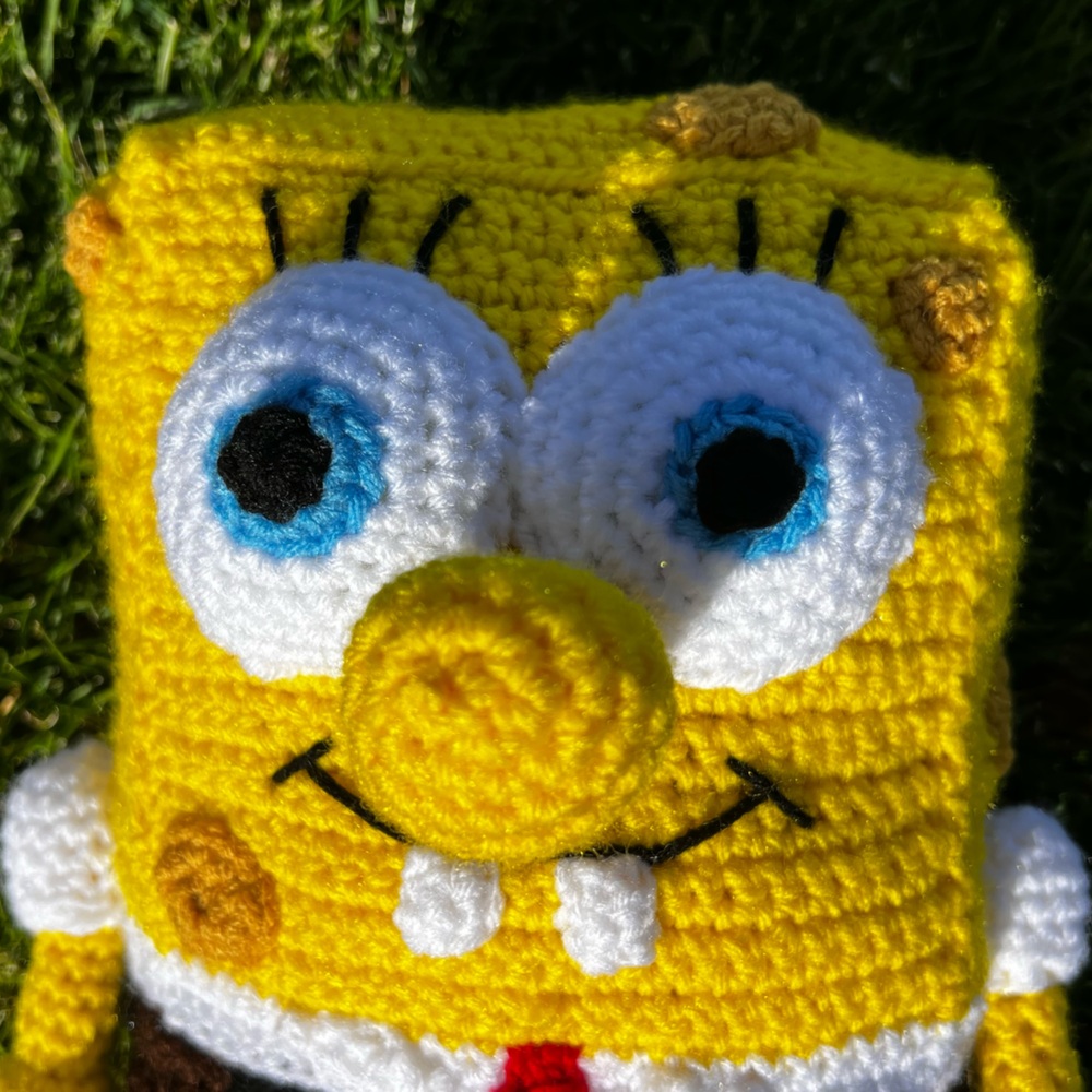 Hand Crocheted SpongeBob SquarePants Stuffed Animal Plushie! - Picture 6 of 17